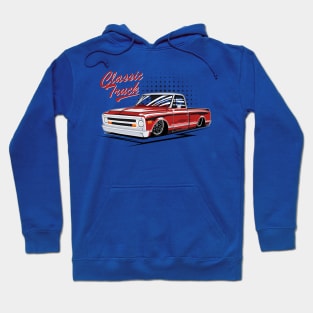 chevy classic truck low ride Hoodie